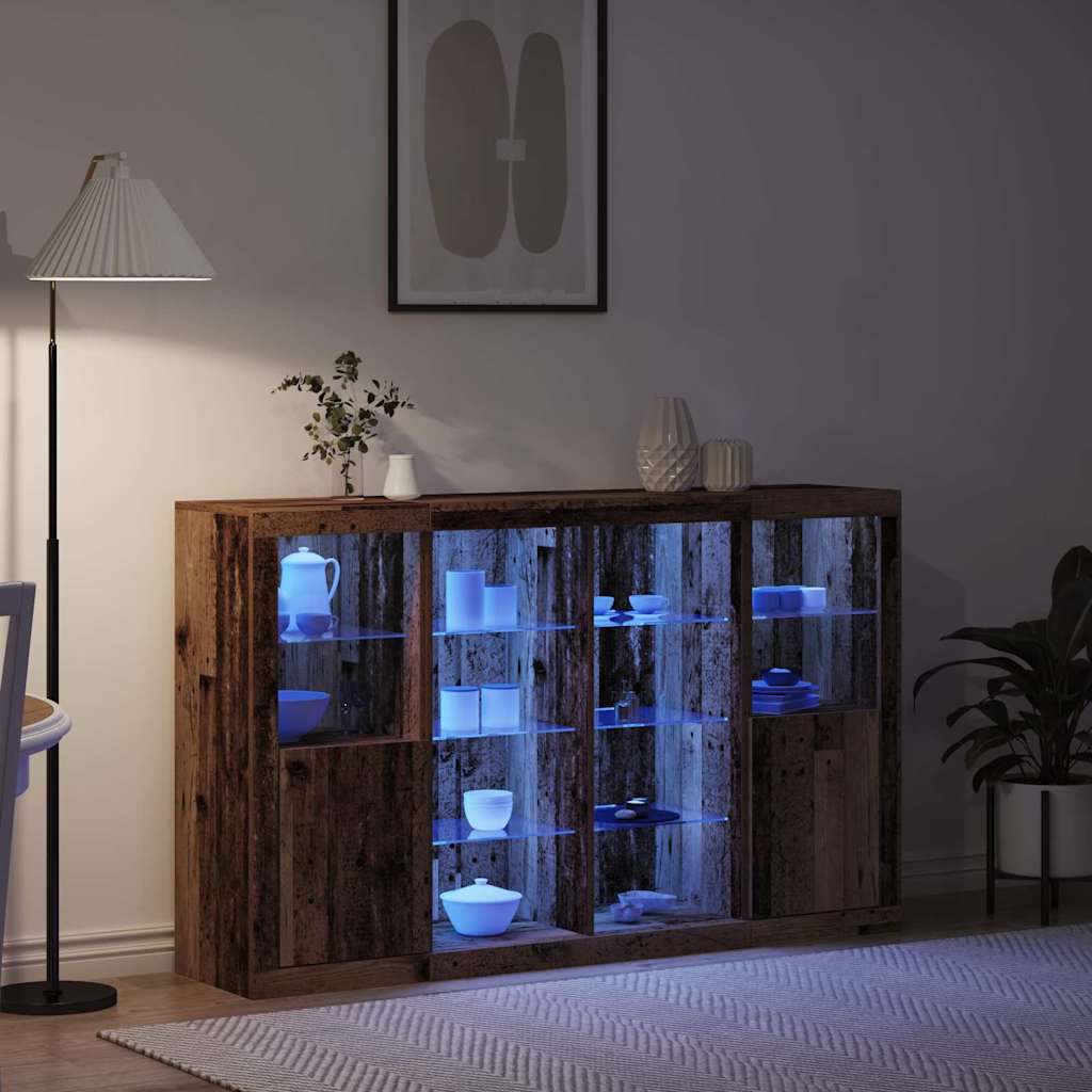 Sideboard Altholz 163 x 37 x 100 cm Holzwerkstoff