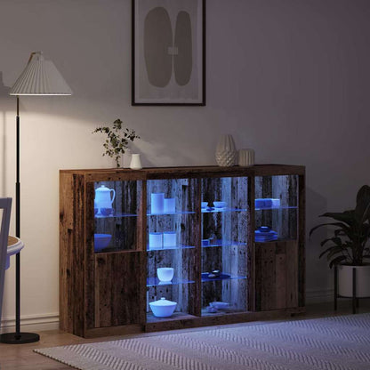 Sideboard Altholz 163 x 37 x 100 cm Holzwerkstoff