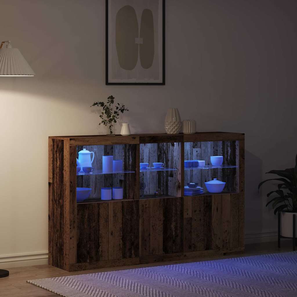 Sideboard Altholz 162 x 37 x 100 cm Holzwerkstoff