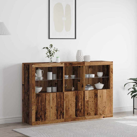 Sideboard Altholz 162 x 37 x 100 cm Holzwerkstoff
