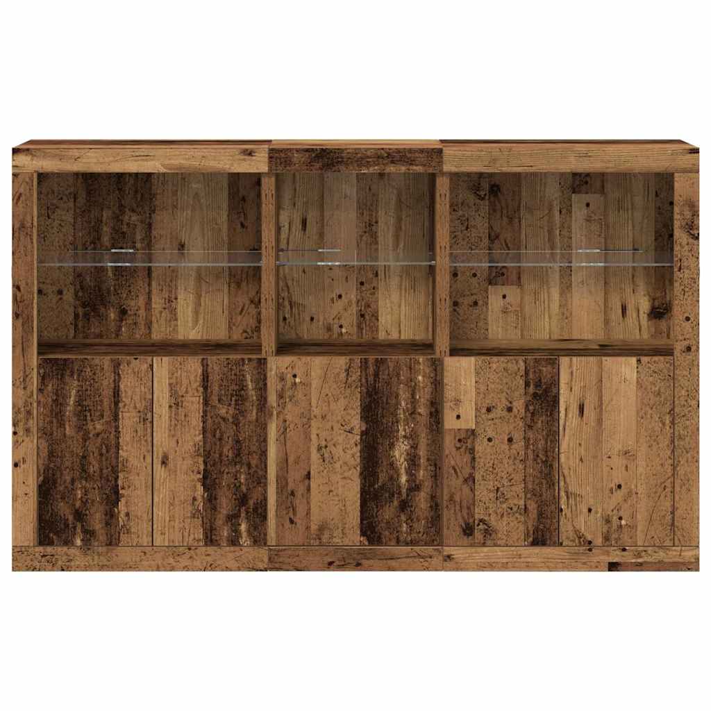 Sideboard Altholz 162 x 37 x 100 cm Holzwerkstoff