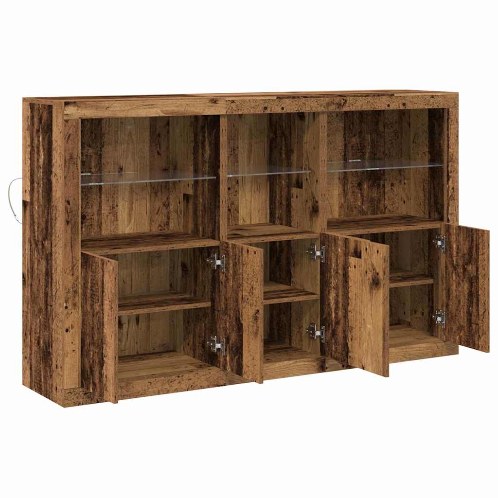 Sideboard Altholz 162 x 37 x 100 cm Holzwerkstoff