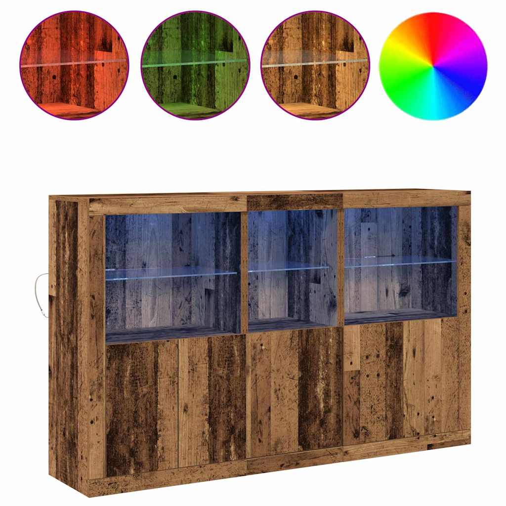 Sideboard Altholz 162 x 37 x 100 cm Holzwerkstoff