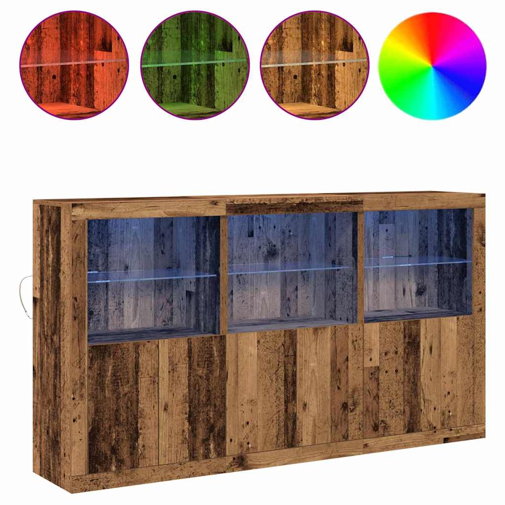 Sideboard Altholz 181,5 x 37 x 100 cm Holzwerkstoff