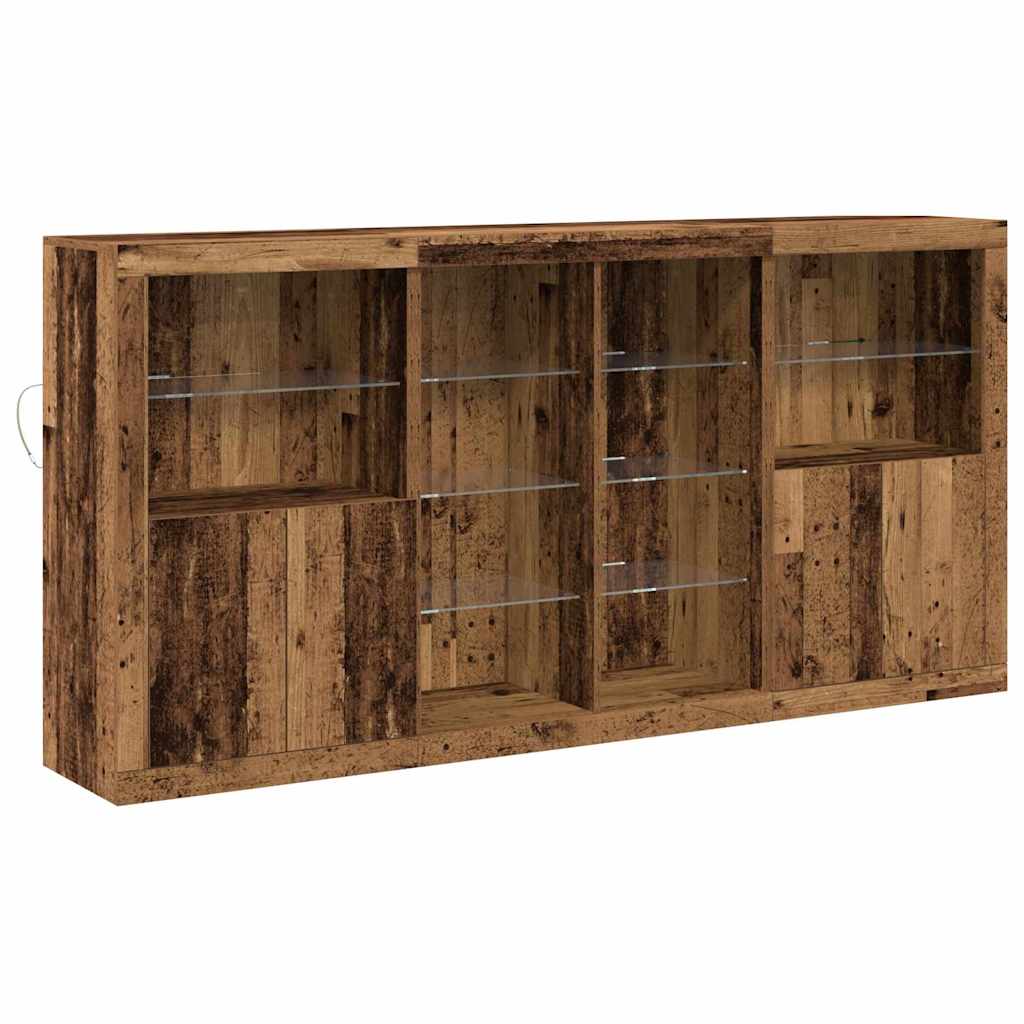 Sideboard Altholz 202 x 37 x 100 cm Holzwerkstoff