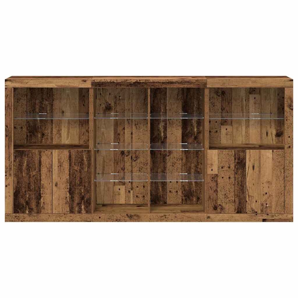 Sideboard Altholz 202 x 37 x 100 cm Holzwerkstoff