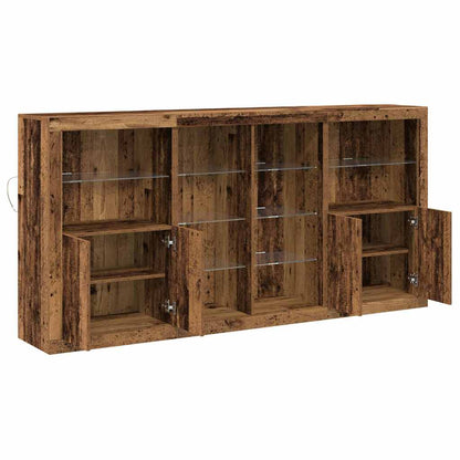 Sideboard Altholz 202 x 37 x 100 cm Holzwerkstoff