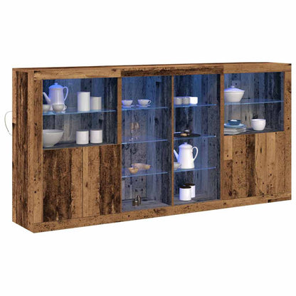 Sideboard Altholz 202 x 37 x 100 cm Holzwerkstoff