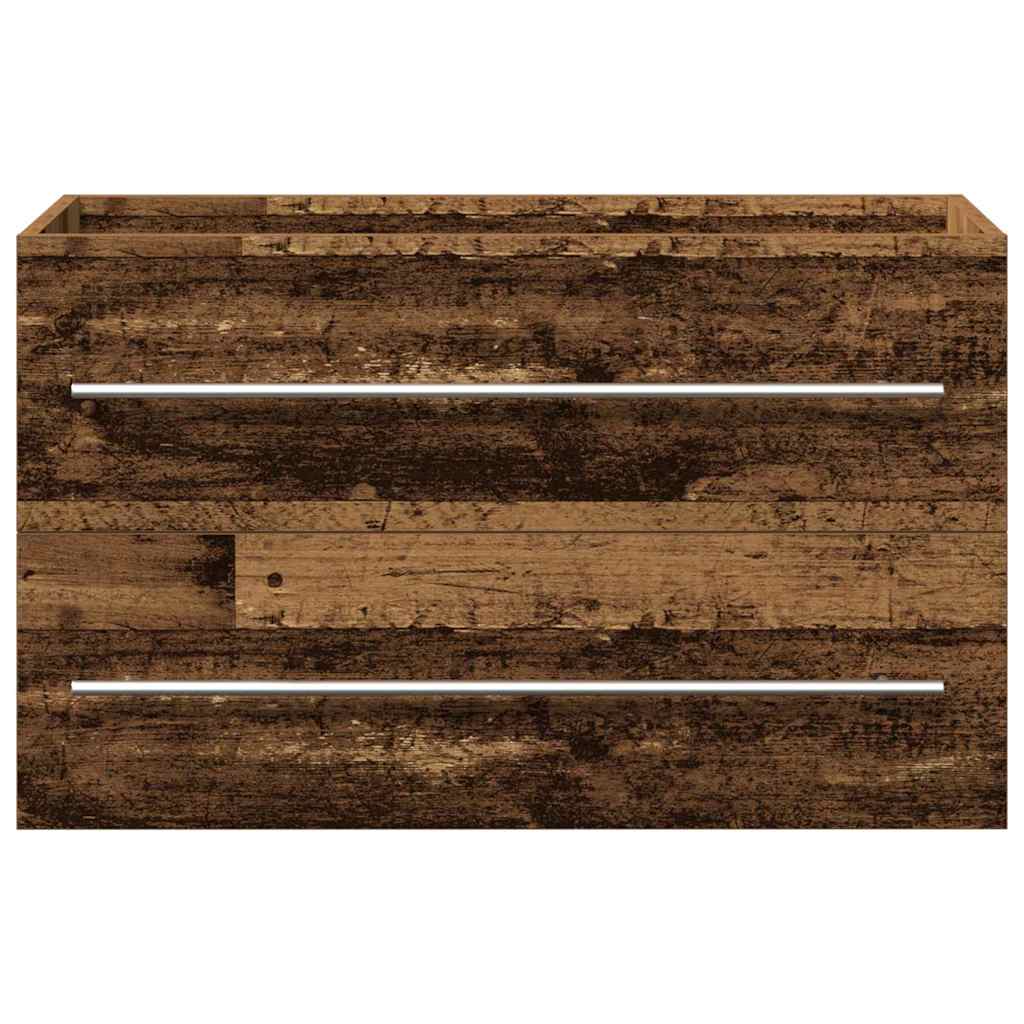 Badezimmer Waschbecken Schrank Altholz 80 x 38.5 x 48 cm