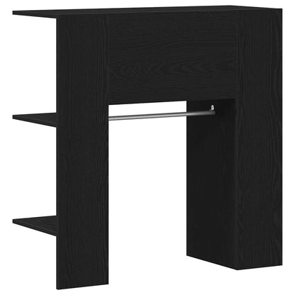 Flurschrank Wandmontiert 2 pcs Schwarze Eiche 97.5 x 37 x 99 cm