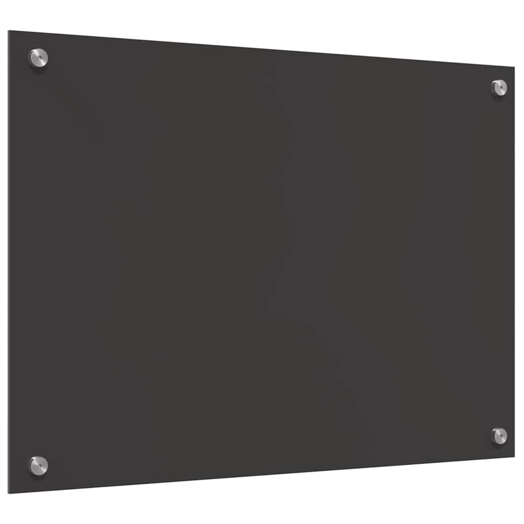 Küchenrückwand Dunkelgrau 70 x 50 x 0,6 cm Gehärtetes Glas