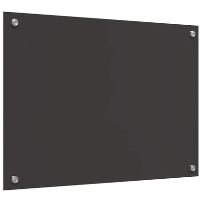 Küchenrückwand Dunkelgrau 70 x 50 x 0,6 cm Gehärtetes Glas