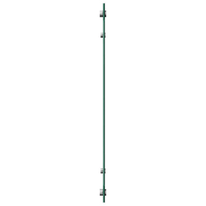 Küchenrückwand Dunkelgrau 80 x 60 x 0,6 cm Gehärtetes Glas