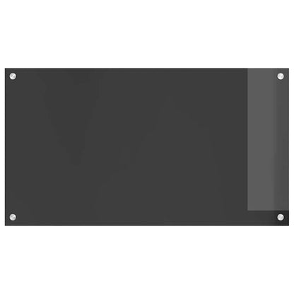 Küchenrückwand Dunkelgrau 90 x 50 x 0,6 cm Gehärtetes Glas