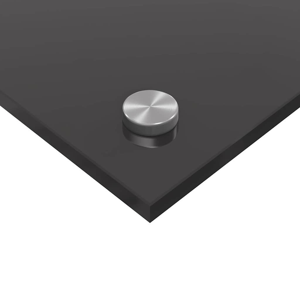 Küchenrückwand Dunkelgrau 100 x 40 x 0,6 cm Gehärtetes Glas