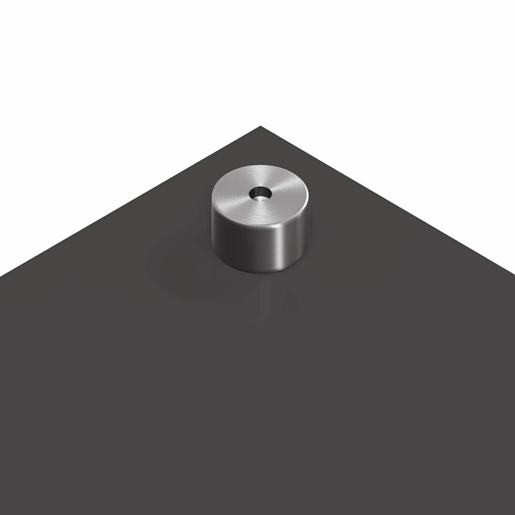 Küchenrückwand Dunkelgrau 100 x 40 x 0,6 cm Gehärtetes Glas