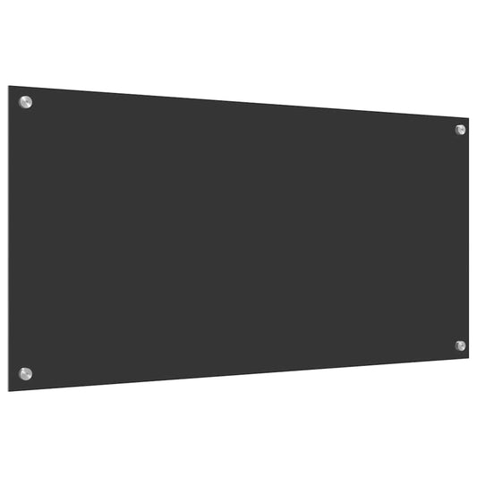 Küchenrückwand Dunkelgrau 100 x 50 x 0.6 cm