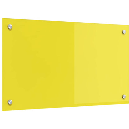 Küchenrückwand Gelb 70 x 40 x 0.6 cm Einscheibensicherheitsglas