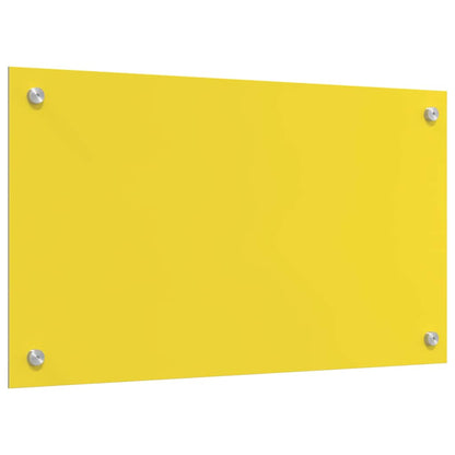 Küchenrückwand Gelb 70 x 40 x 0.6 cm Einscheibensicherheitsglas