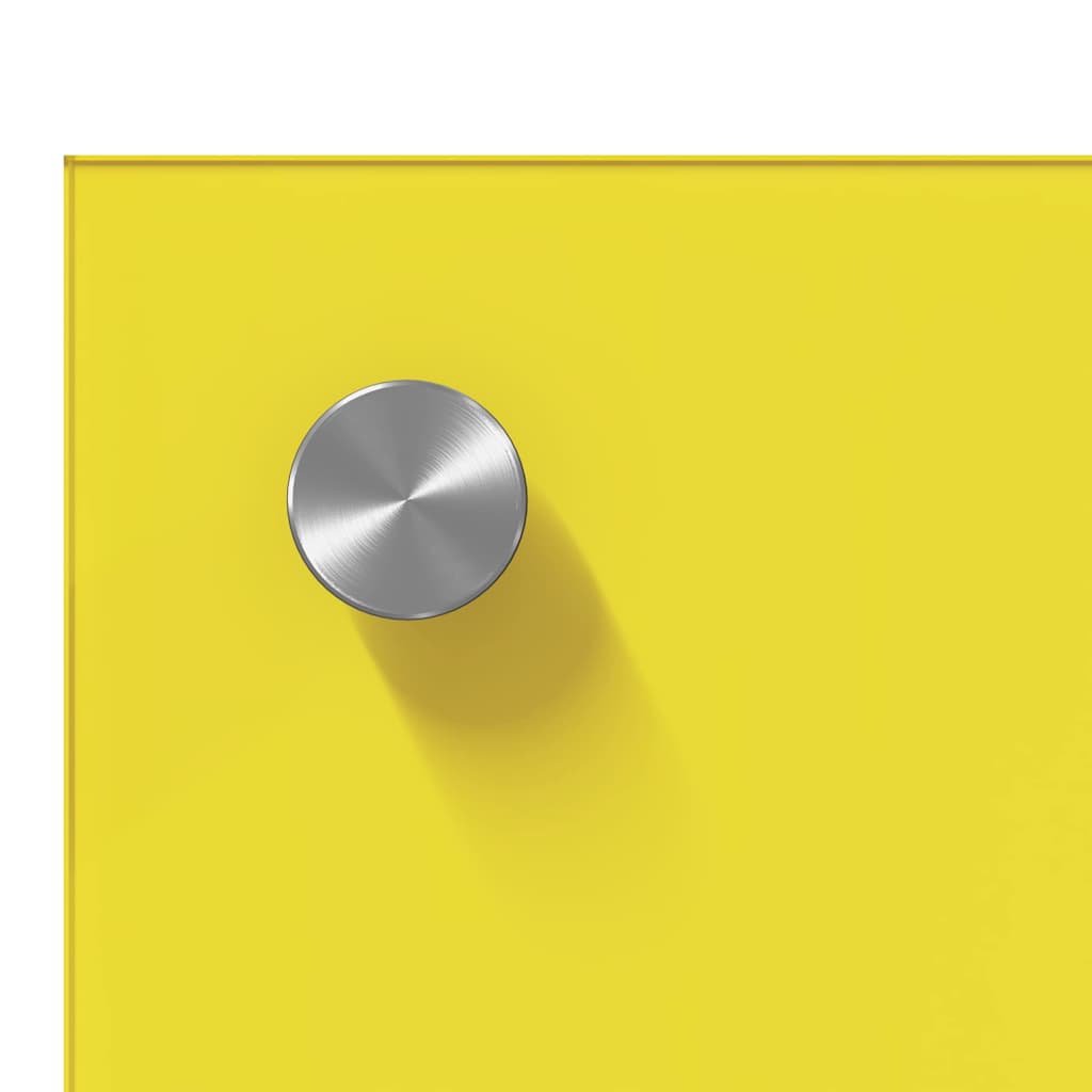 Küchenrückwand Gelb 80 x 40 x 0,6 cm Gehärtetes Glas