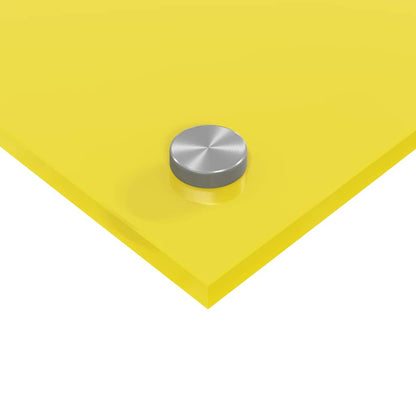 Küchenrückwand Gelb 80 x 40 x 0,6 cm Gehärtetes Glas