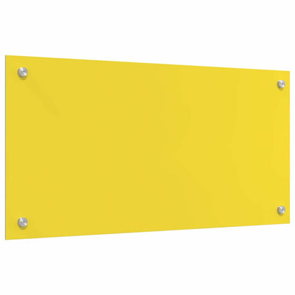Küchenrückwand Gelb 80 x 40 x 0,6 cm Gehärtetes Glas