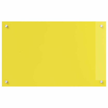 Küchenrückwand Gelb 80 x 50 x 0.6 cm Einscheibensicherheitsglas