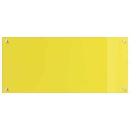 Küchenrückwand Gelb 90 x 40 x 0.6 cm Einscheibensicherheitsglas