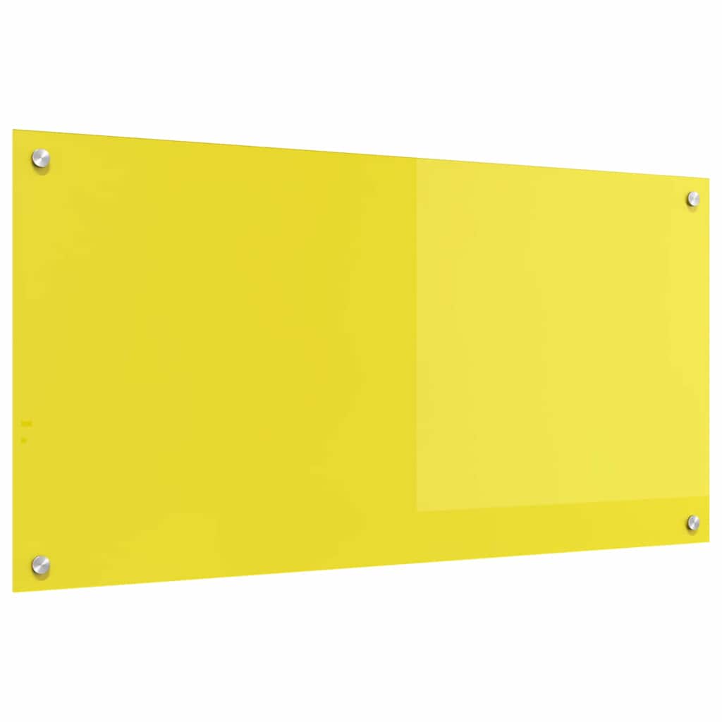 Küchenrückwand Gelb 100 x 50 x 0.6 cm