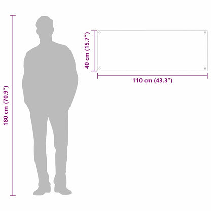 Küchenrückwand Schwarz 110 x 40 x 0,6 cm Gehärtetes Glas
