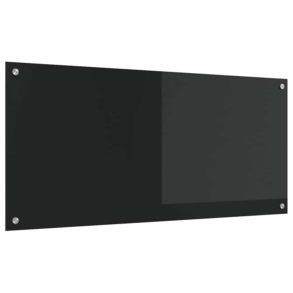Küchenrückwand Schwarz 110 x 50 x 0.6 cm