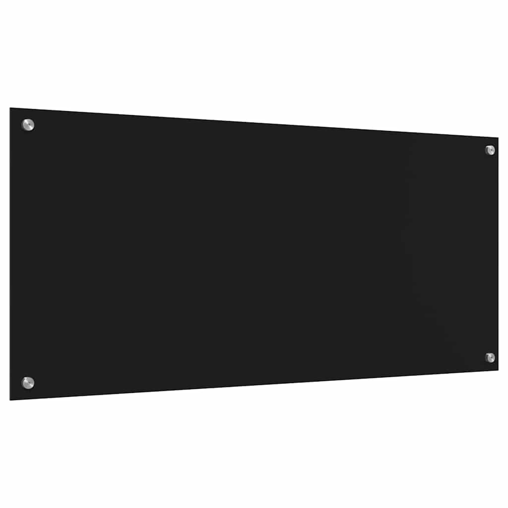 Küchenrückwand Schwarz 110 x 50 x 0.6 cm
