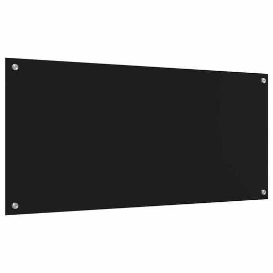 Küchenrückwand Schwarz 110 x 50 x 0.6 cm