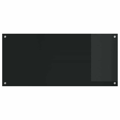 Küchenrückwand Schwarz 110 x 50 x 0.6 cm