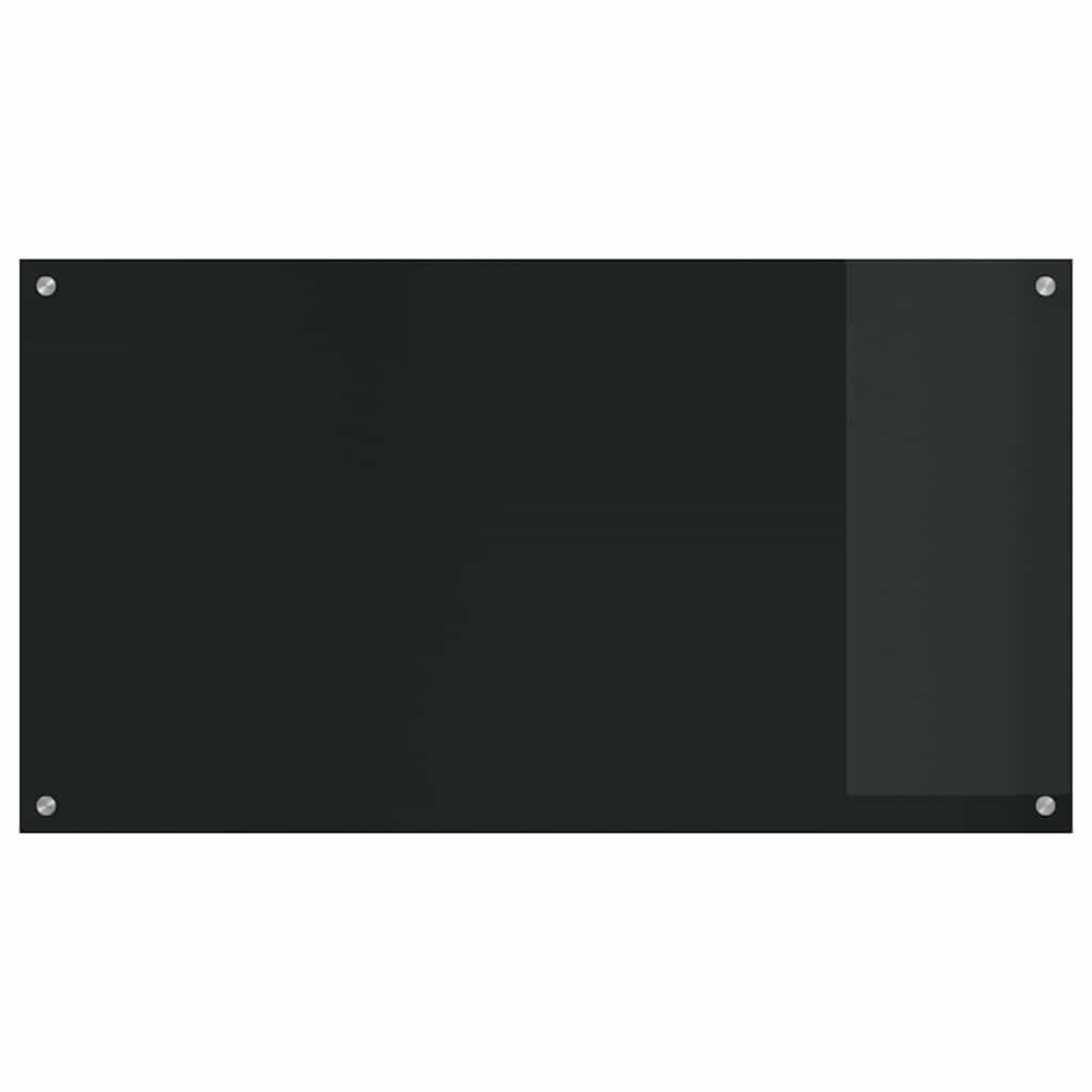 Küchenrückwand Schwarz 110 x 60 x 0.6 cm