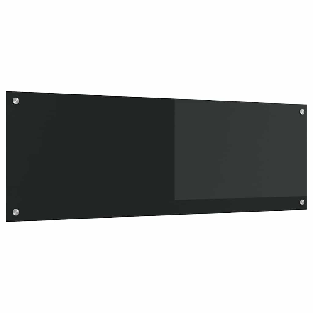 Küchenrückwand Schwarz 120 x 40 x 0.6 cm