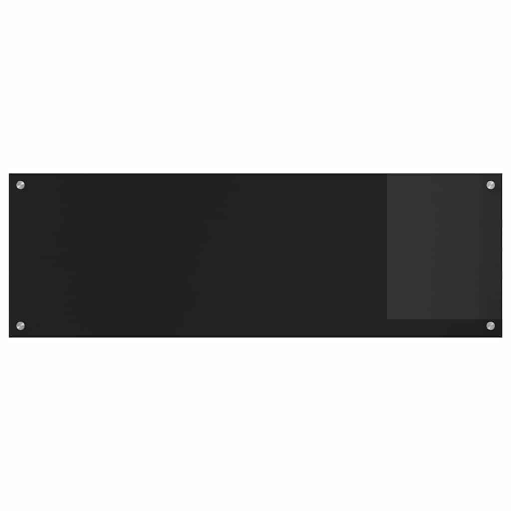 Küchenrückwand Schwarz 120 x 40 x 0.6 cm