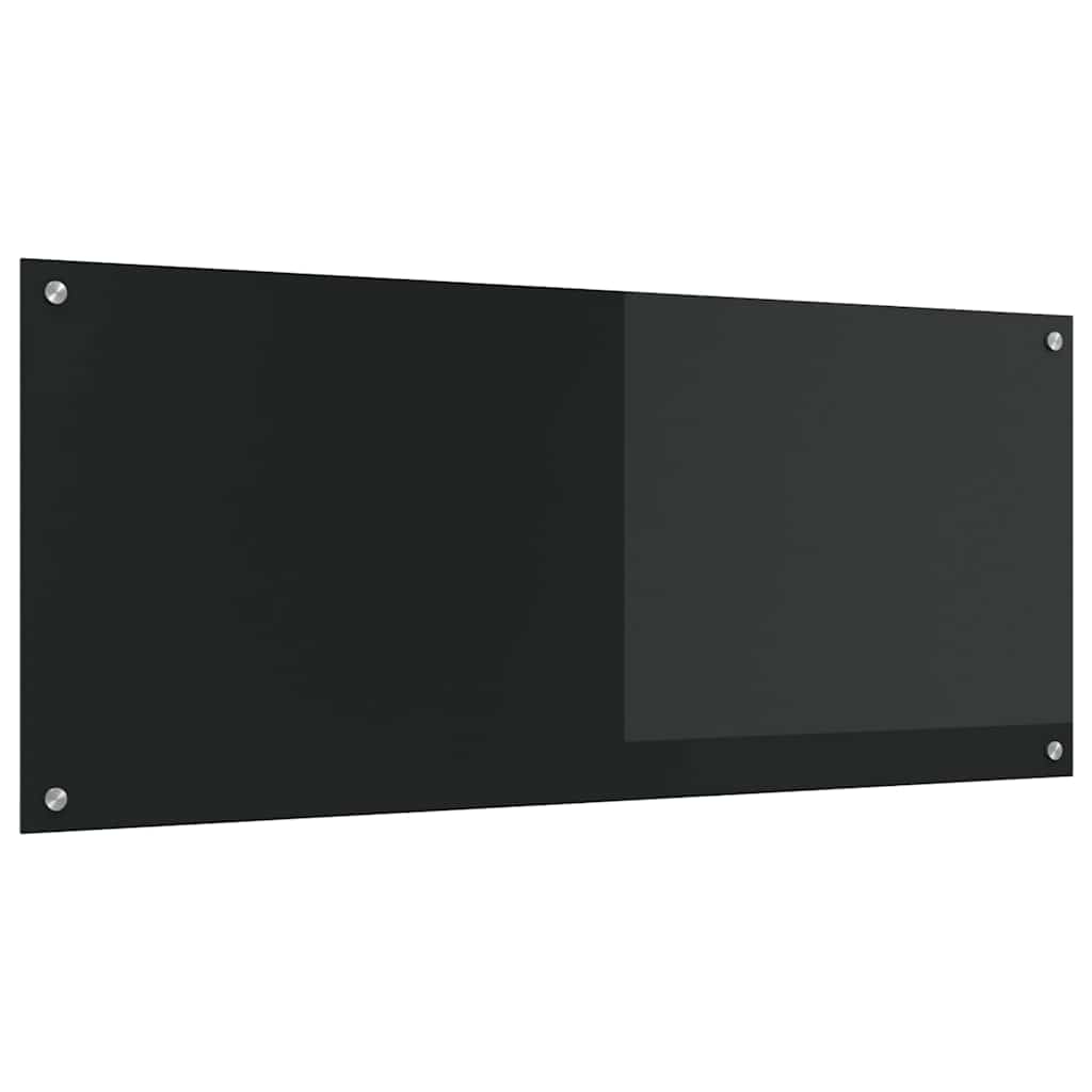 Küchenrückwand Schwarz 120 x 50 x 0.6 cm