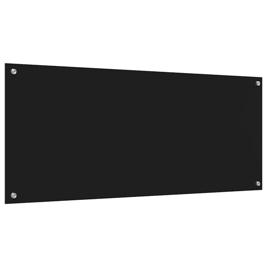 Küchenrückwand Schwarz 120 x 50 x 0.6 cm