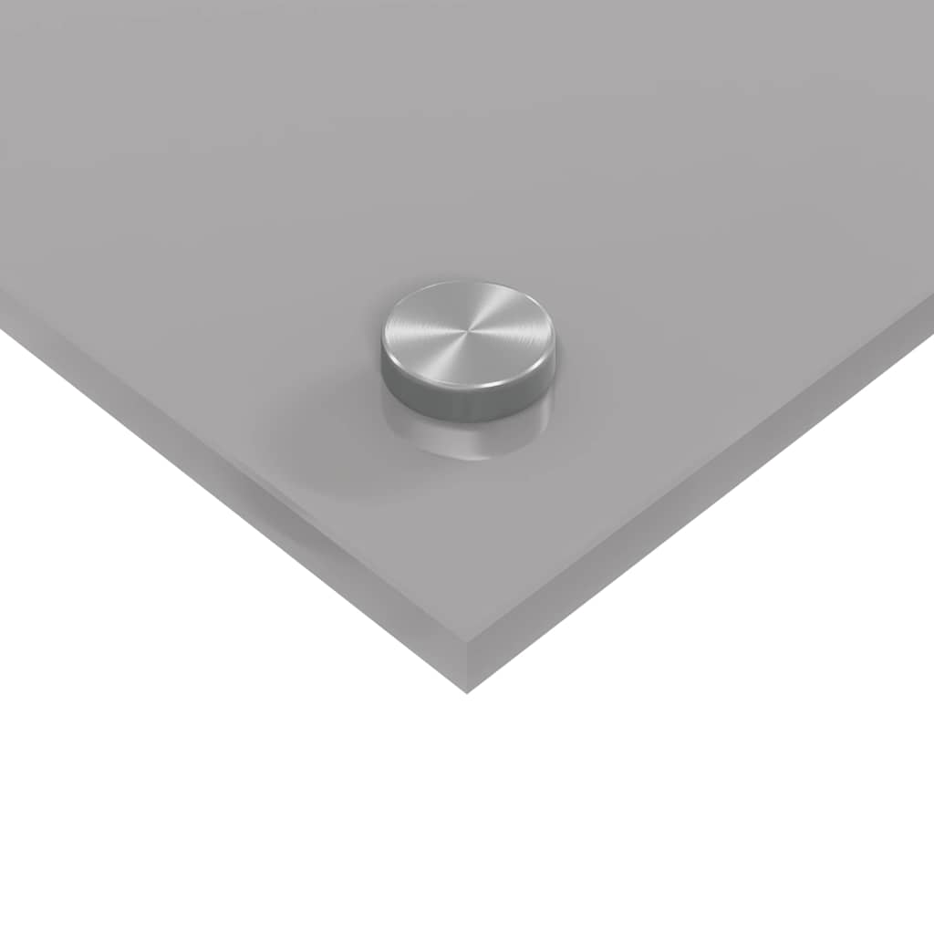 Küchenrückwand Hellgrau 120 x 40 x 0,6 cm Gehärtetes Glas