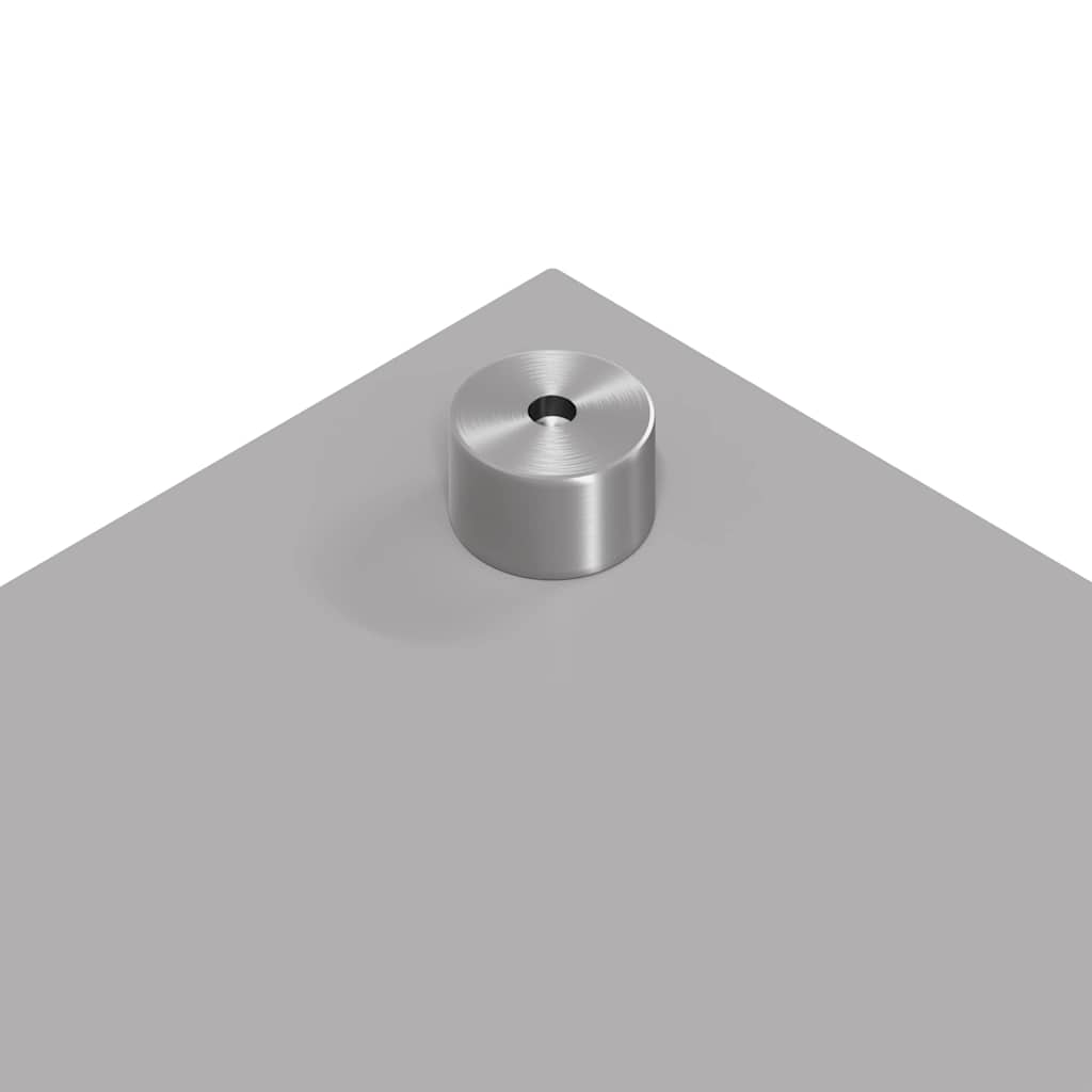 Küchenrückwand Hellgrau 120 x 40 x 0,6 cm Gehärtetes Glas