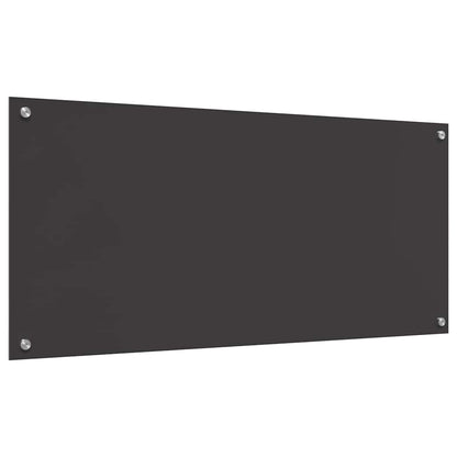 Küchenrückwand Dunkelgrau 110 x 50 x 0,6 cm Gehärtetes Glas