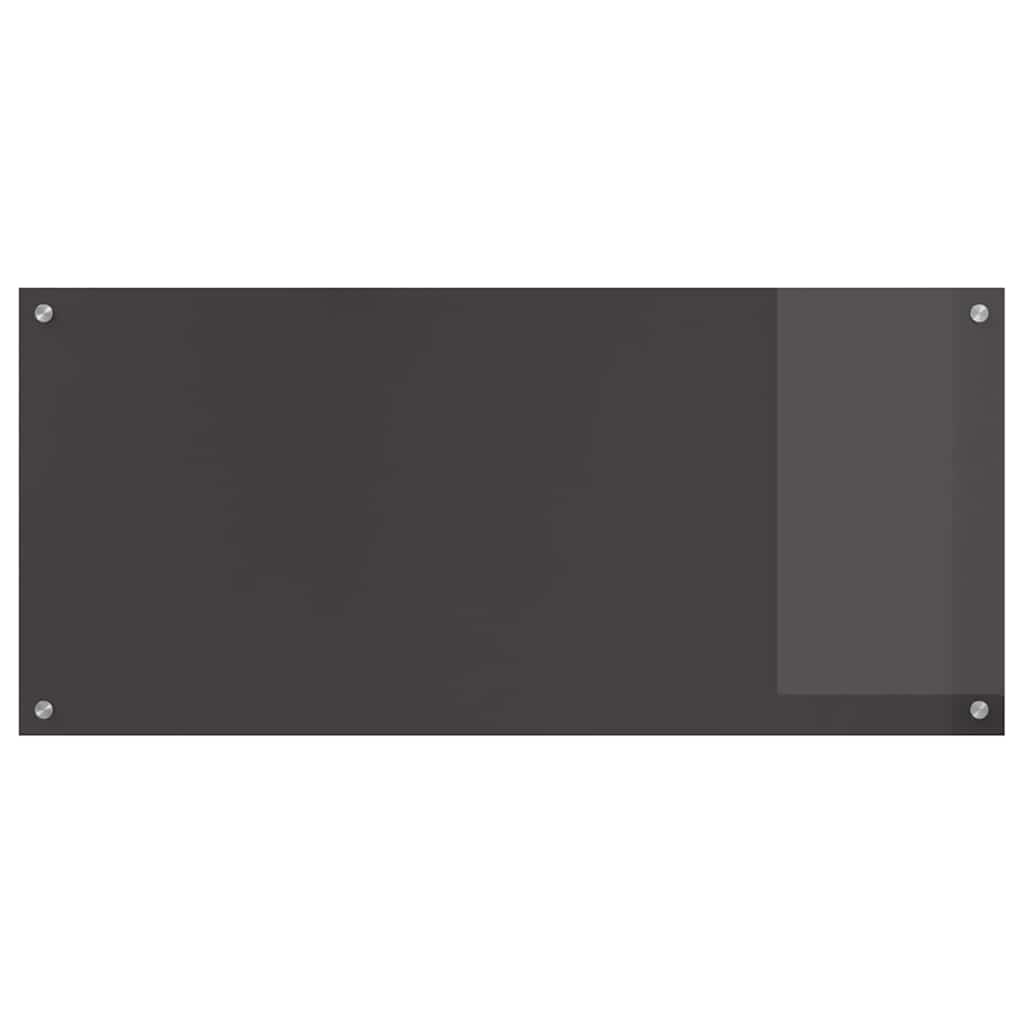 Küchenrückwand Dunkelgrau 110 x 50 x 0,6 cm Gehärtetes Glas