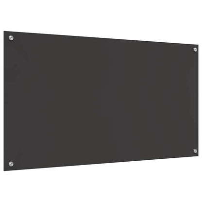 Küchenrückwand Dunkelgrau 110 x 60 x 0,6 cm Gehärtetes Glas