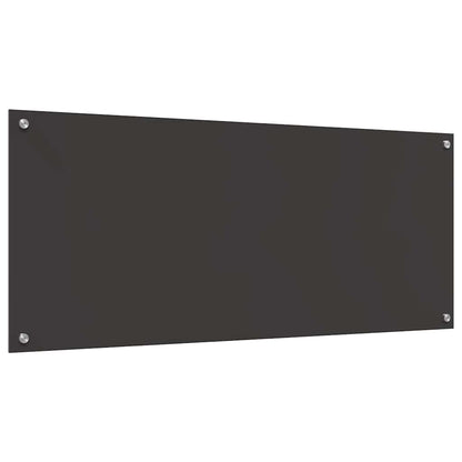 Küchenrückwand Dunkelgrau 120 x 50 x 0,6 cm Gehärtetes Glas