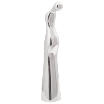 Skulptur Silber 10 x 16 x 49 cm Aluminium