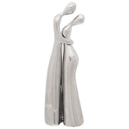 Skulptur Silber 10 x 16 x 49 cm Aluminium