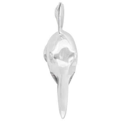 Skulptur Silber 91 x 8 x 26 cm Aluminium