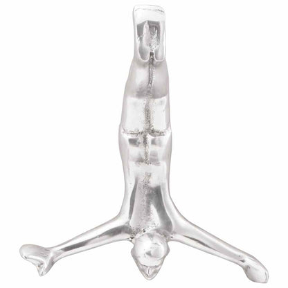 Skulptur Silber 22 x 8 x 25 cm Aluminium