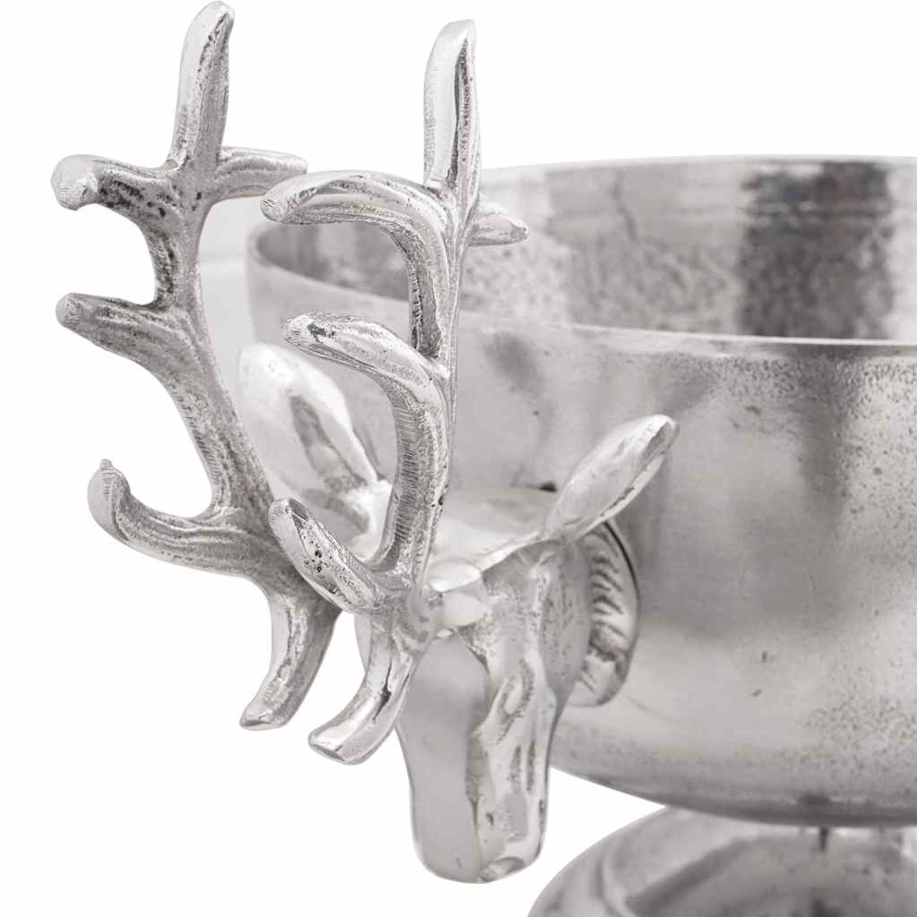 Tasse Silber 62 x 35 x 33 cm Aluminium